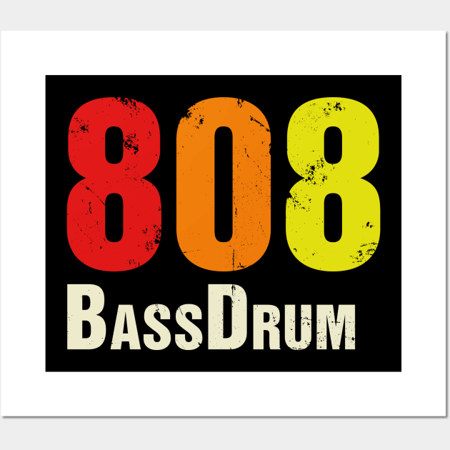 TR 808 Legendary Drum Machine BassDrum Wall Art by melostore